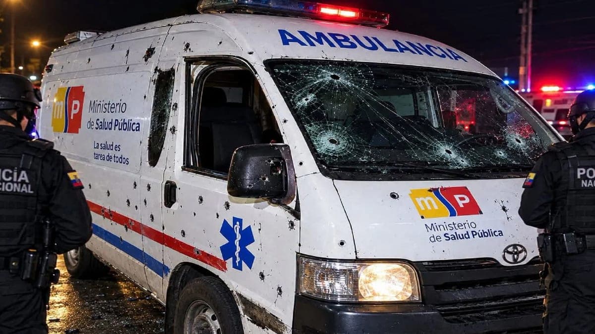 Paramédico y conductor de ambulancia fueron asesinados en Manabí