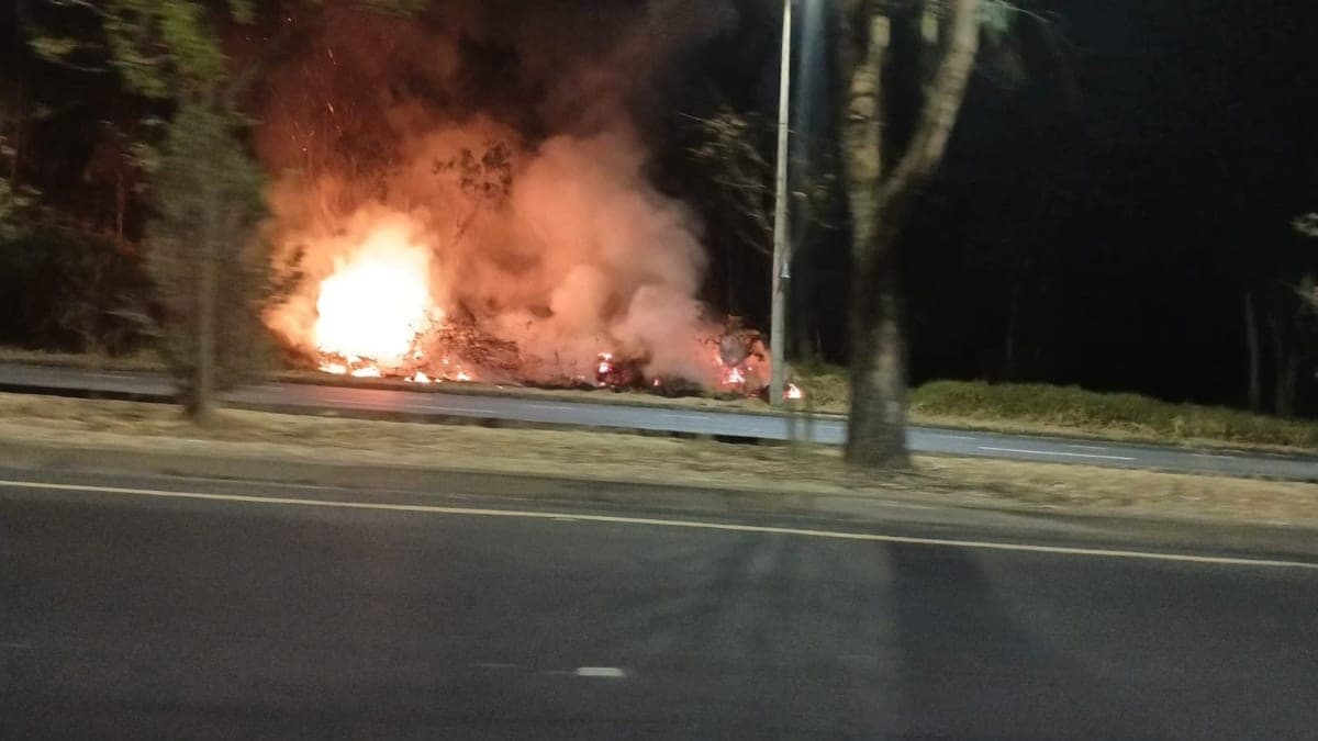 Incendio en Quito