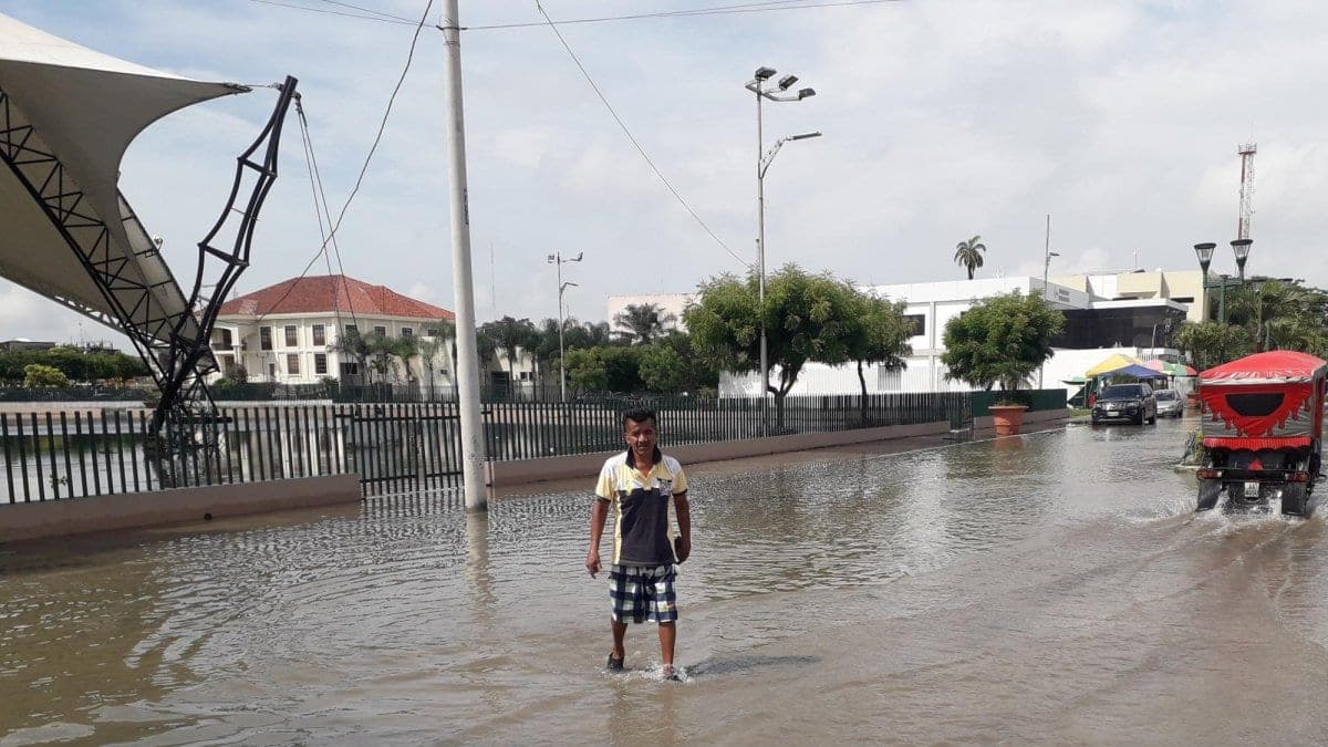 Ecuador registra siete cuerpos de agua desbordados y prevé lluvias intensas hasta el 22 de octubre